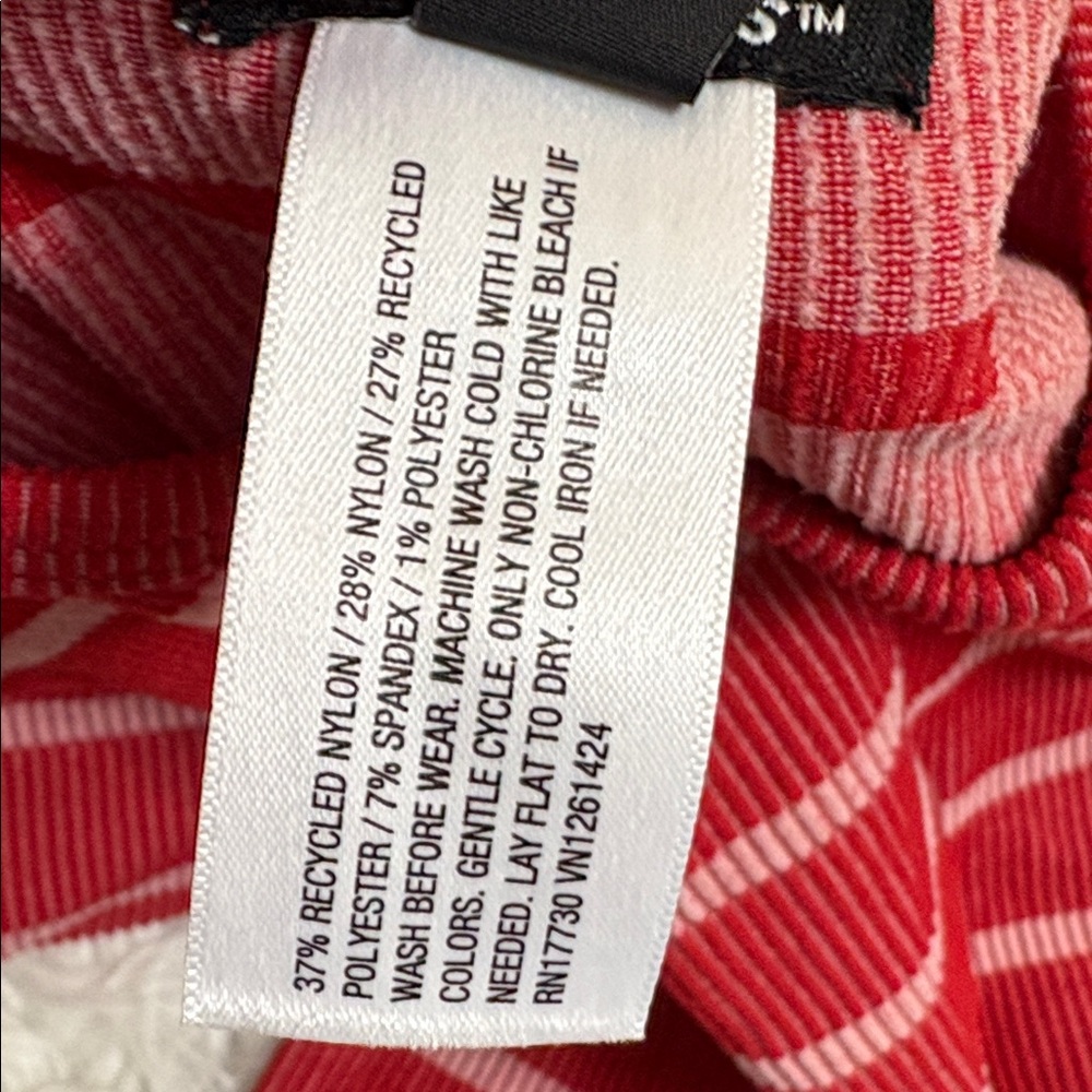 NWT Art Class Red Long Sleeve Ribbed Crop Top Size 8 Youth - Picture 5 of 6